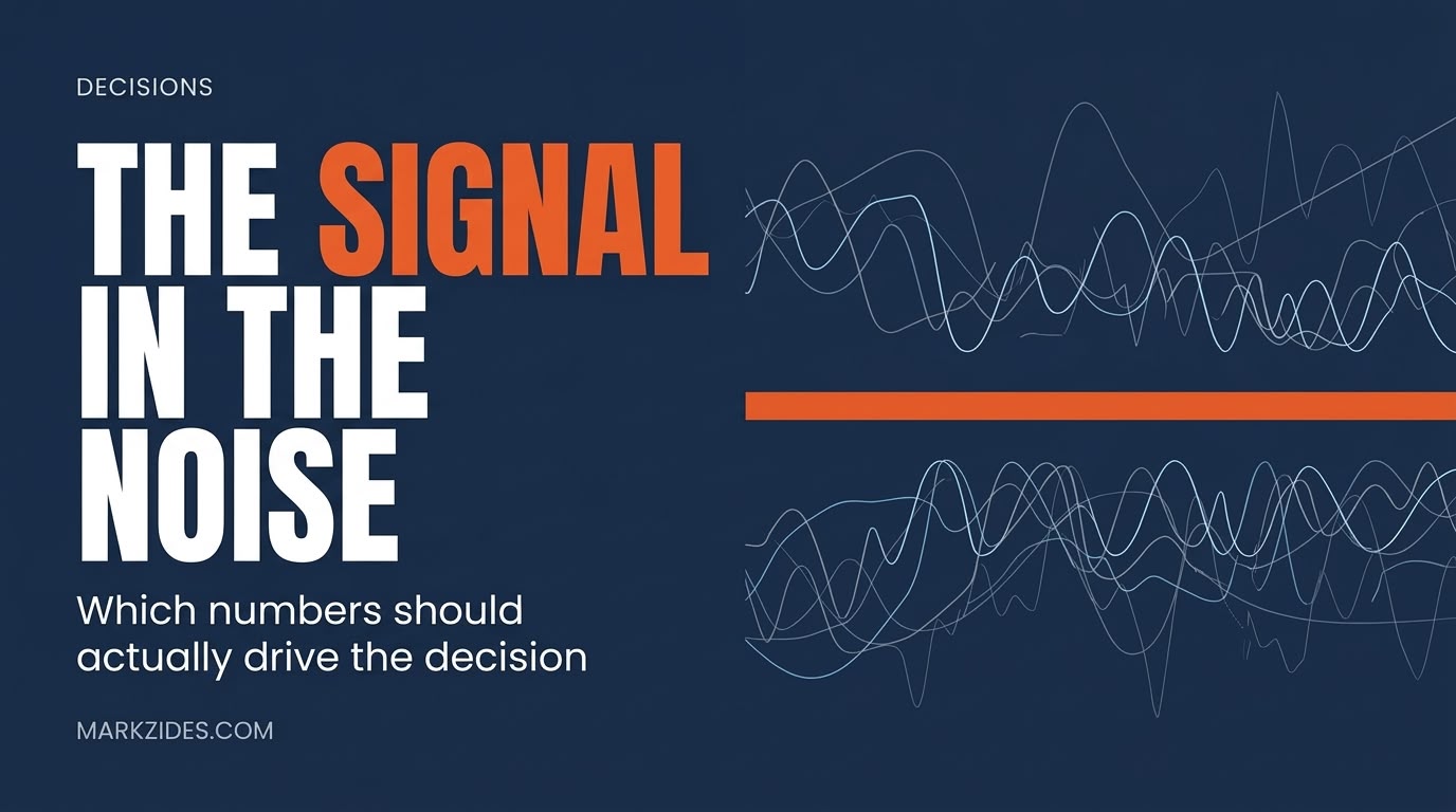Data-Driven Decision Making: Which Numbers Should Decide